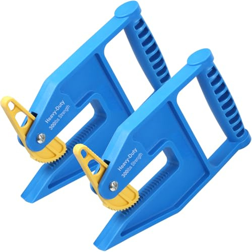 INTII Heavy Duty Stall Mat Grippers - Pair of 2 Mat Movers Tool for Horse Stalls, Gym, Barn, and Trailer, Makes Moving Rubber Mats Easier, Saves Your Back and Hands