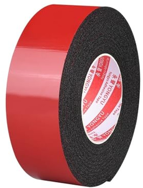 dvnFWKc Ruban adhésif polyvalent, Ruban adhésif double face en mousse haute densité, 5 m, souple, très adhésif, résistant et imperméable.(2MM*20MM)