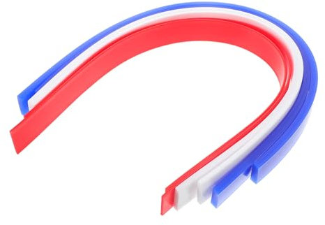 JECOMPRIS 6pezzi Righello Misurazione in Silicone Per Impasto Guide Per Spessore Da Strisce Per Misurare Impasto Strumento Per Livellare Mattarello in Cucina