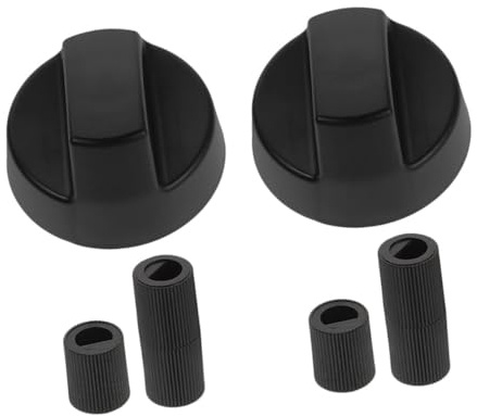 HEALEEP 1 Set Universal-bedienknöpfe: Ersatzknöpfe Mit Adaptern Für Backofen, Herd Und Herd Für Präzises Kochen