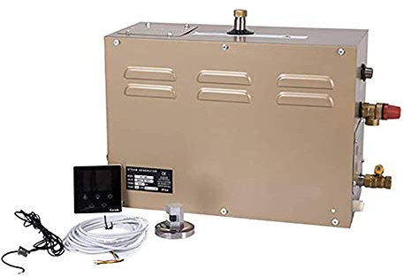 Hanchen Generatore di vapore da 5 KW per 3 m³ stanza 35-55 ℃ sauna bagno turco generatore di vapore per sauna bagno doccia turca a casa CE 220 V