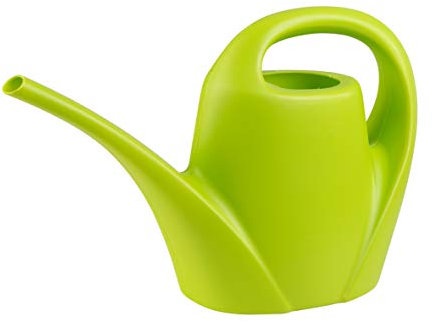Greemotion Annaffiatoio in plastica con beccuccio Lungo e Manico, annaffiatoio Giardino Piante Fiori casa capacità ca. 1,5 l, Verde Chiaro