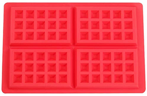 Selecto Bake Stampo da forno per torta rettangolare in silicone waffle, stampi da forno antiaderenti in silicone per waffle