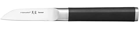Fiskars Schälmesser, Sensei, Gesamtlänge: 18,2 cm | Rostfreier Stahl mit hohem Kohlenstoffgehalt/Kunststoff, 1024273
