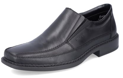 Rieker Homme Chaussures Basses B0873, Monsieur Mocassin,Chaussons,Chaussures d'affaires,Chaussures de Costume,Noir (Schwarz / 00),41 EU / 7.5 UK