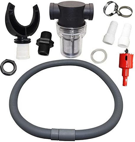 Lecerrot Regensammler Für Fallrohre, Regenwasser Sammler, Regentonne Anschluss Regensammler, Regentonnen Anschluss Fallrohr Mit Sieb, Regenwasserauffang Umlenke, Fallrohr Mit Regenwassersammlerdach