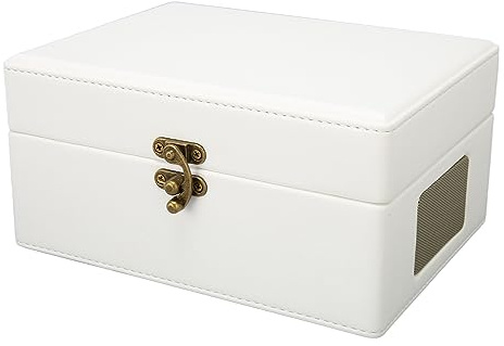Lecteur CD Portable avec BT, Haut-Parleur HiFi, Lecteur de Musique CD Lecteur D'enregistrement CD avec Prise en Charge de la Télécommande Prise Casque USB AUX pour la Maison (Blanc)