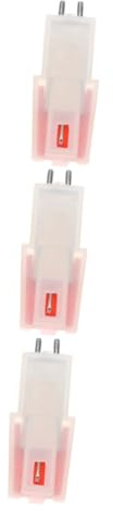ibasenice 3 Pz Ago Del Fonografo Aghi Fonografici in Alluminio Ago Del Giradischi Ritiro Del Giradischi Stilo Del Giradischi Aghi Giocatore in Alluminio Dedicato Plastica