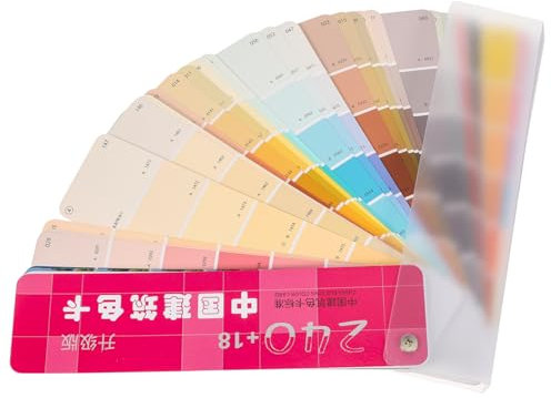 jojofuny Carte Colorate Professionali Schede Guida Colori Ruota Dei Colori Per Pittura Schede Abbinamento Portatili e Comode Per Vernici Architettoniche