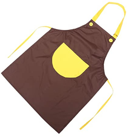 CIYODO 1stück Wasserdichte Malerschürze Für Junge Mädchen Kunstschürze Mit Tasche Für Jungen Und Mädchen Jahre Kaffee Kreative Kunstschürze Für e Robuste