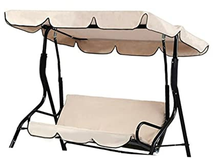 TOYANDONA Toldo Abatible De Lona Sombreadora Funda para Mecedora De Porche Duradera