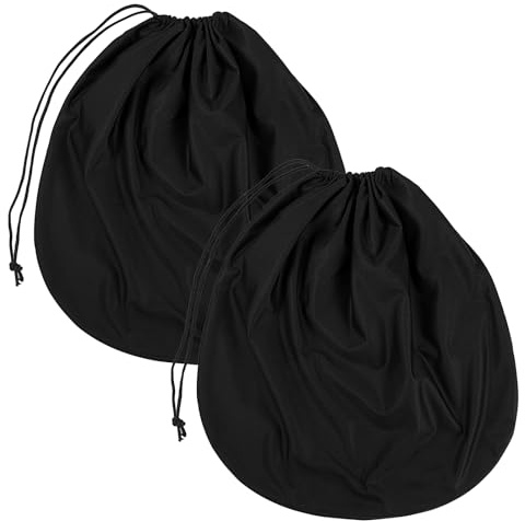 Ptwola Paquete de 2 bolsas de protección para cascos, bolsas de transporte ligeras, funda para casco de motocicleta, bolsa grande para cascos de hockey para deportes, carreras, bicicleta, esquí