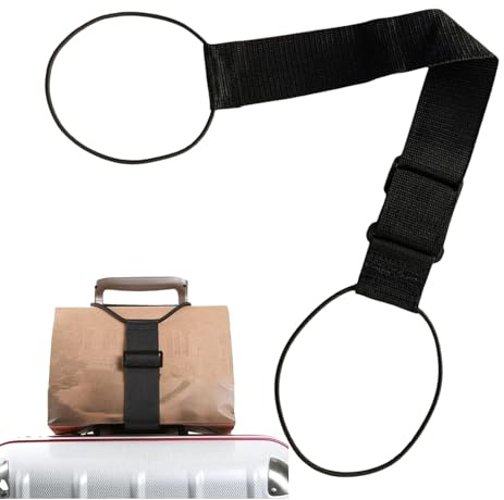 Ceinture de Fixation élastique pour Les Bagages - Sangle de Valise réglable pour Le Voyage, Le Transport sécurisé sur la Courroie du Sac | Organisateur de Sangle de Bagages, Accessoire de voy