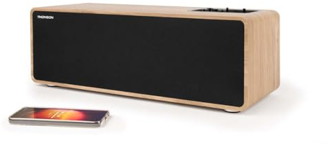 THOMSON Bostadshögtalare, Bluetooth 5.3 150 watt trä musik WS852