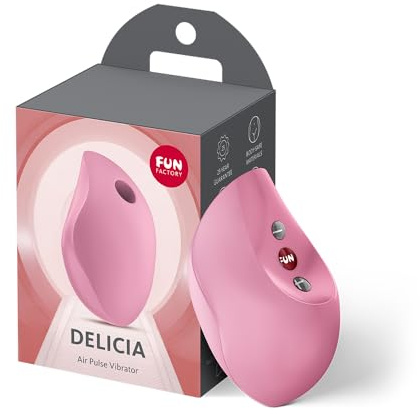 Fun Factory Delicia | Druckwellenvibrator | Sexspielzeug für Frauen | rosa