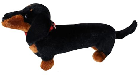 Generisch Teckel Doudou en Peluche, Chien Mignon en Peluche, Coussin pour et Adultes, Chambre d'enfant, Bureau, canapé, lit, Salle de Jeux, Voiture, Anniversaire, Vacances