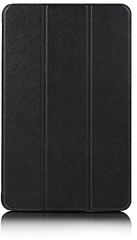Xuanbeier Ultradünne Hülle Kompatibel mit Samsung Galaxy Tab A 10.1 2016 SM-T580/T585 (A6) Tablette Schutzhülle mit Ständer und Auto Schlaf/Wachen Funktion,Schwarz