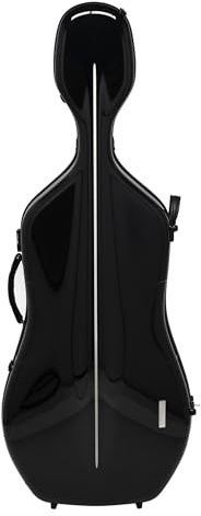 GEWA Celloetui AIR 3.9 kg schwarz/bordeaux Made in Germany extrem bruchsicher, beste Insolationseigenschaften