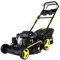 Craftfull Benzin Rasenmäher mit E-Start CR-196-10E | 4,4 KW 6 PS | 196cc OHV Motor | Mäher Garten - Selbstantrieb mit GT Leichtlaufgetriebe - 53 cm Schnittbreite in 8 Stufen (4,4 KW 6 PS 196cc Gelb)