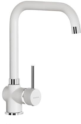 Schock SXTIME01 Kitchen Mixer, White Absolute