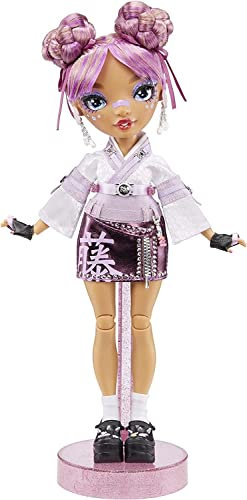 RAINBOW HIGH Lila Yamamoto – Poupée Mannequin en Violet avec 2 Tenues à Assortir & Accessoires – 6 à 12 Ans & collectionneurs, 578338EUC