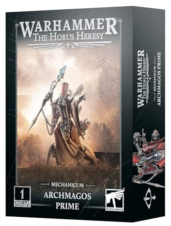 Warhammer - Horus Heresy: Mechanicum: Archmagos Prime - Plastic Miniature Wargame Figure - Age 14+, Grey