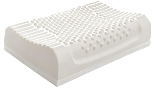 100% naturlig latex sovkudde - mjuk queen size-kudde för sido-, rygg- och magsovande - avtagbart andningsbart bomullsöverdrag,40X60cm(15.7X23.6in)