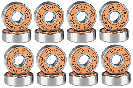 ANUTE 16pcs ILQ-11 Scooter Schlittschuh Öl-Lärm geschmiert Glatte Lager Longboard Lager Lager Löffel