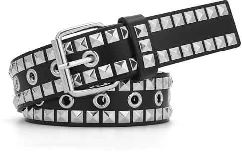 SNCEAW Damen Snceaw Studded Belt Nietengürtel