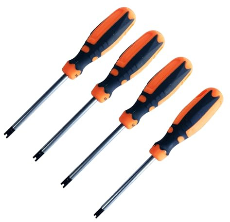 Set di 4 cacciaviti da 75 mm tipo U, cacciavite magnetico tipo U CRV, utensili manuali multifunzionali U1.7, U2.0, U2.3, U2.6
