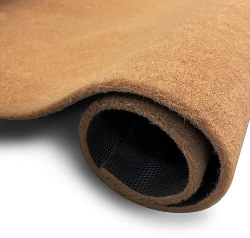 OLIVO.shop Felpudo de Coco Sintético a Medida, Atrapa Suciedad, Alfombra Ecológica para Exterior e Interior, Imitación de Coco en Rollo (120 x 200 cm)