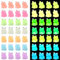 Halinuia 50 Mini Ranas Luminosas de Resina pequeñas Ranas Decorativas pequeñas Figuras de decoración de jardín para Acuario, Paisaje, jardín, casa de muñecas, decoración de macetas de Bricolaje