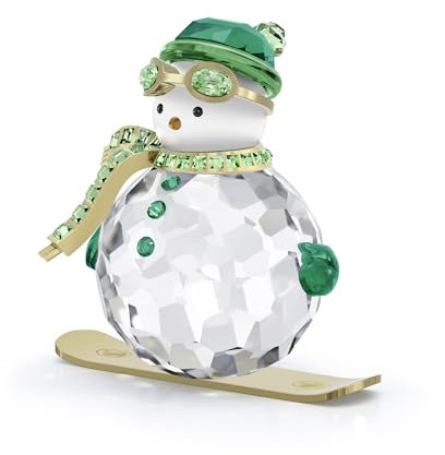 Swarovski Holiday Cheers Dulcis Snowman, Green