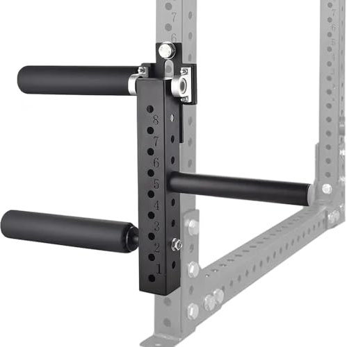 ROGHA Macchina per Estensione delle Gambe e Curl Montata su Power Rack per Attrezzature da Palestra Domestica, Attacco per Estensione delle Gambe Regolabile, Pressa per Gambe,50mmdiameter-18mm