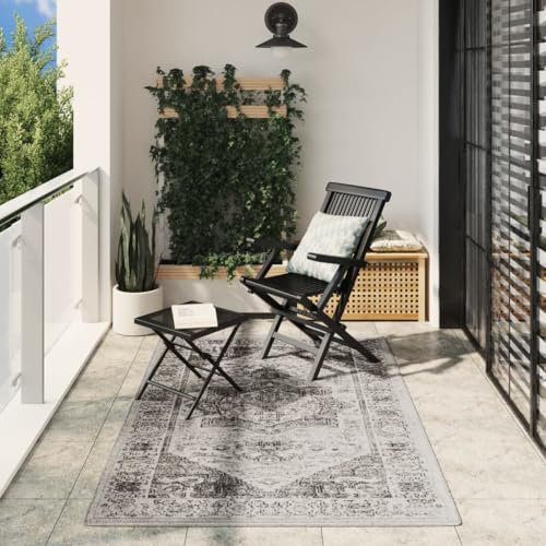 Tidyard Teppich Bambusmatte Wohnzimmerteppich Badezimmerteppich Bambusteppich rutschfest für Wohnzimmer,Läufer Küchenteppich Flurteppich ARBIZU Indoor und Outdoor Vintage-Design 140x200 cm