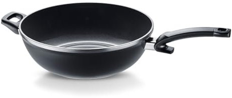 Fissler Ceratal Comfort Ceramic 32,6 cm Antihaft-Wok, Orbit Black, hergestellt ohne PFAS