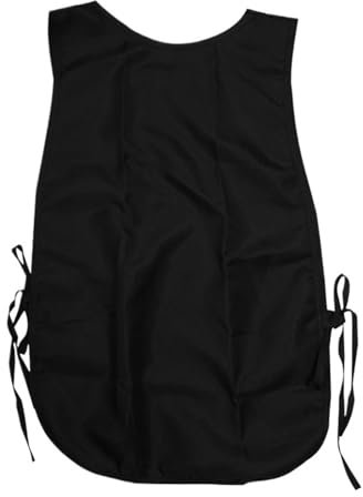 VRKRTVBLB Bata impermeable de 2 piezas for peluquería canina, ropa de trabajo for mujeres y hombres, uniforme de peluquería con delantal de bolsillo.(Black)