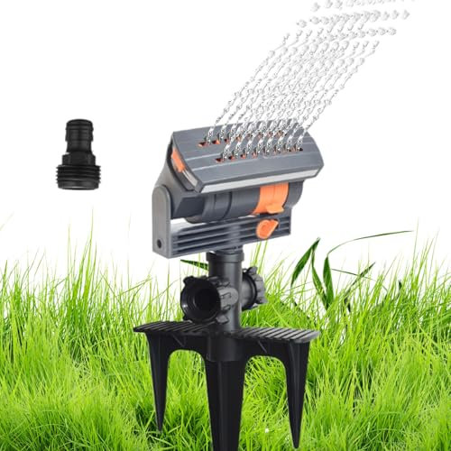 Arroseurs pour jardin, rotation automatique, pulvérisateur à impulsion réglable, arroseur pour entretien sur le terrain, irrigation, pelouse pour cour