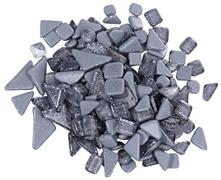 YOSADIER Mosaico Pietre Irregolari Cristallo Glitterato Materiali Fai da Te per Decorazioni Creative e Bigiotteria Superficie Liscia e Resistente per Progetti