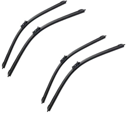 Windshield Window Wiper Motor For Fiat For 500 312 2007 2008 2009 2010 2016 2017 3PCS Car Wiper Front Rear Windshield Four Seasons Durable Accessories(4pcs)