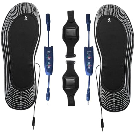 tulahkomen Chauffe-pieds à semelle intérieure – Outil portable et respirant | Chauffe-pieds d'intérieur – Pour homme, femme, ami, voyage, bureau, maison, intérieur, extérieur, trajet, randonnée, ski