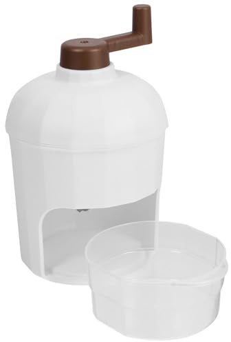 JECOMPRIS Handbetriebene Handrasiermaschine und Eiszerkleinerungsmaschine aus Abs und Edelstahl Leicht und Bequem für Sommerfest als Slush Eis Maschine für Zuhause