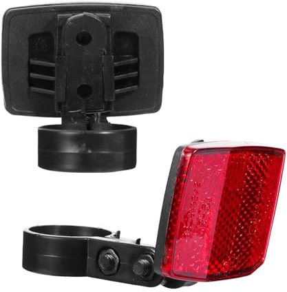 DIYEAH Reflectores de Radios para Bicicleta de Montaña 2 Piezas Rojo, Reflectores de Seguridad y Advertencia para Ciclismo Nocturno, Accesorios Compactos y Visibles para Ruedas