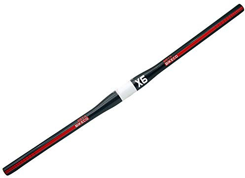 Carbon Fahrrad Lenker radfahren griff Fahrrad MTB mountainbike Leichte Gerade/Riser Lenker (31,8 * 700mm) (Rote gerade)