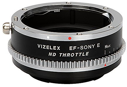Vizelex CINE ND Throttle Lens Adapter Compatible with Canon EF Full Frame Lenses on Sony E-Mount Cameras
