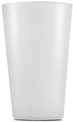 HA MARKET Lot de 50 Gobelets Durables et Réutilisables Transparents - Capacité 30cl - Plastique Polypropylène Rigide - Idéal pour un Anniversaire, Cocktail, Mariage et Fêtes.