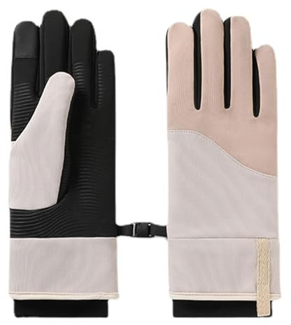 Winterhandschuhe Thermo-Dicke Handschuhe, Touchscreen, warme Handschuhe, wasserdichte Laufhandschuhe zum Fahren, Skifahren, Damen, Winter, Skifahren, Klettern, Arbeiten Thermohandschuhe