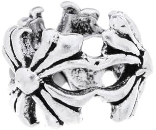 Windalf Ritter Bartschmuck RIAN 9 mm Templerkreuz Mittelalterschmuck Haarperle 925 Sterlingsilber