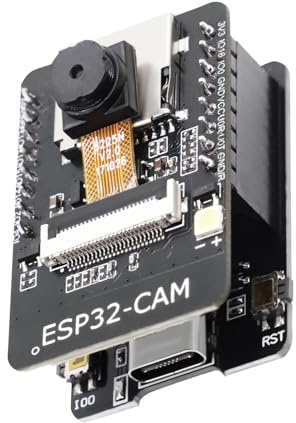 QIQIAZI ESP-CAM Modulo, scheda di sviluppo ESP-CAM con fotocamera OV2640, WiFi/Bluetooth DC 5 V Dual-Core, ESP USB C modulo con scheda TF, compatibile con Arduino