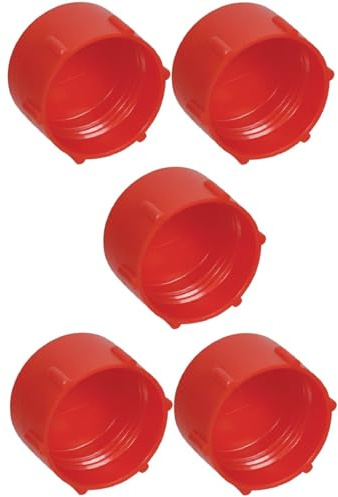 cyclingcolors 5 x Tappo antipolvere filettatura femmina metrica in plastica tappo raccordo tappo avvolgente protezione tubo idraulico tubo M24 x 1,5 mm